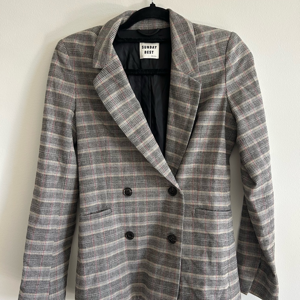 Sunday Best Plaid Blazer